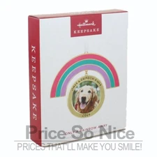 Hallmark Keepsake 2024 Rainbow Bridge Pet Memorial Only A Rainbow Away Ornament