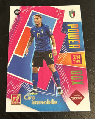 2021-22 Panini Donruss Ciro Immobile Power In The Box Press Proof 