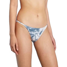 NEW Xhilaration Juniors' Tie-Dye Low Rise Cheeky Swim Bikini Bottom Size XS