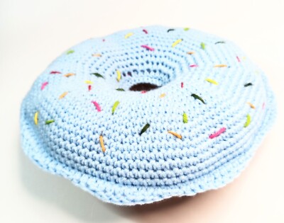 CROCHET PATTERN DONUT,   Amigurumi; pillow handmade