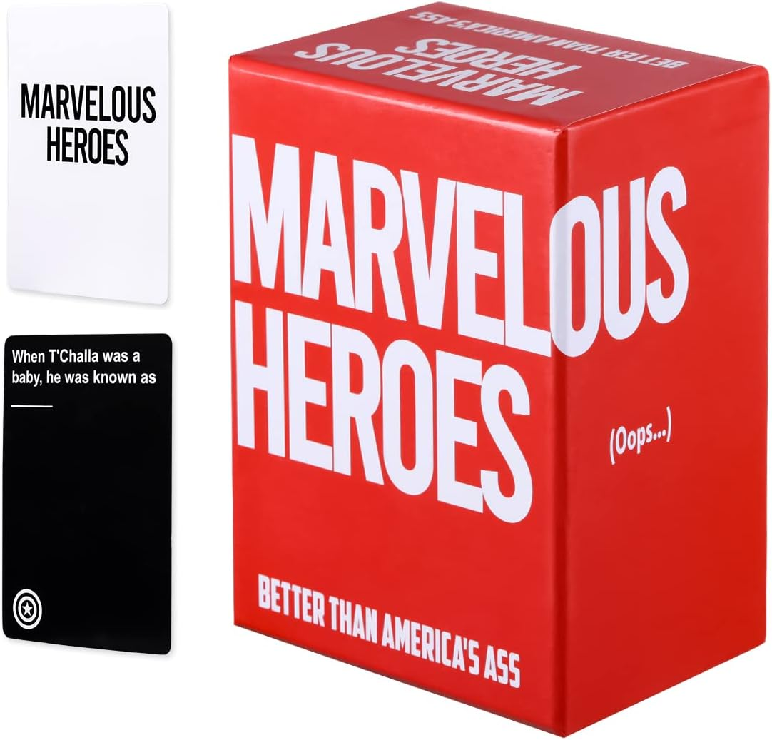 Marvel Heroes Card Game Card Games for Adults and Family, Party Games for Game N-image