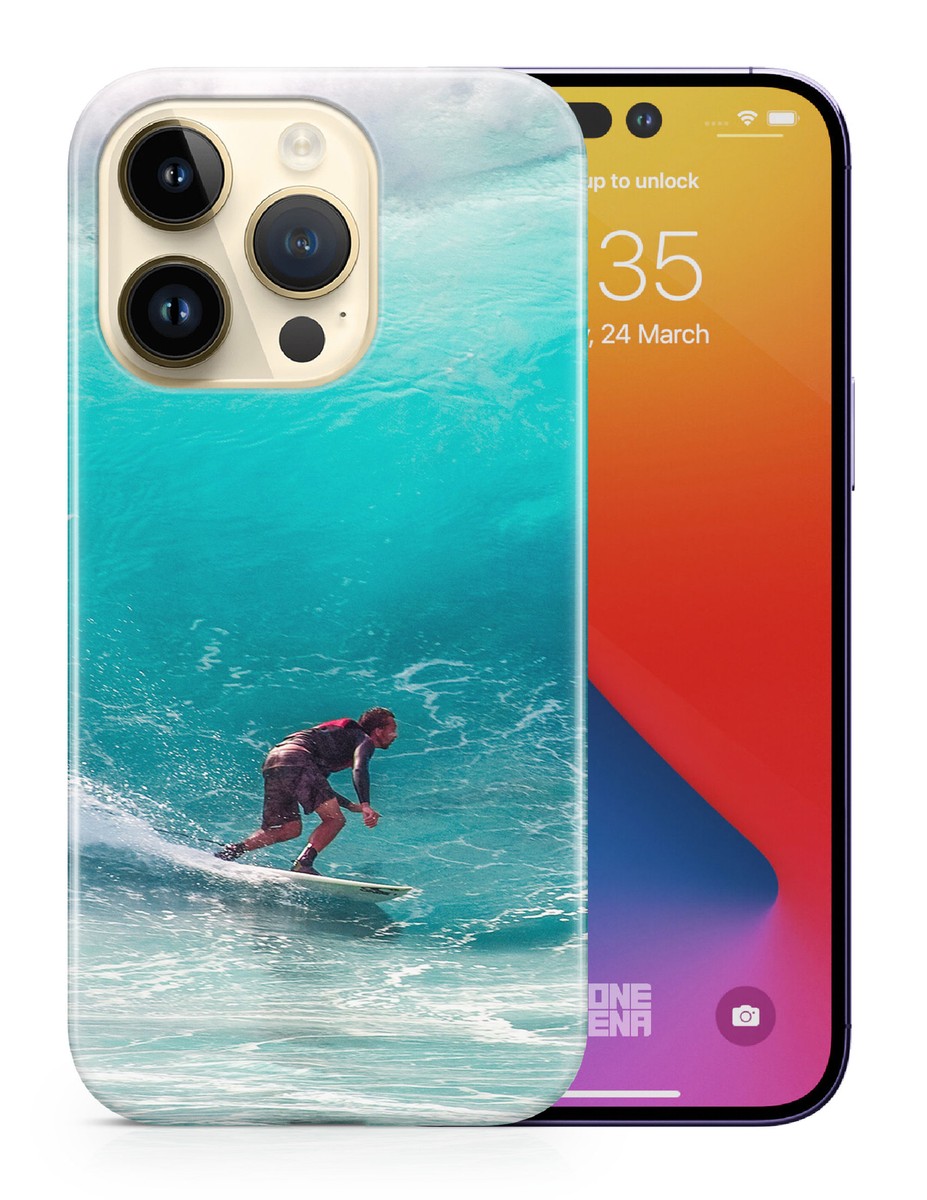 CASE COVER FOR APPLE IPHONE|COOL SURFER SURFING ON WAVES