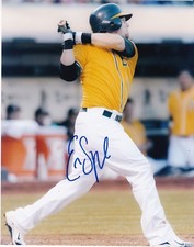 ERIC SOGARD   OAKLAND A'S  ACTION SIGNED 8x10