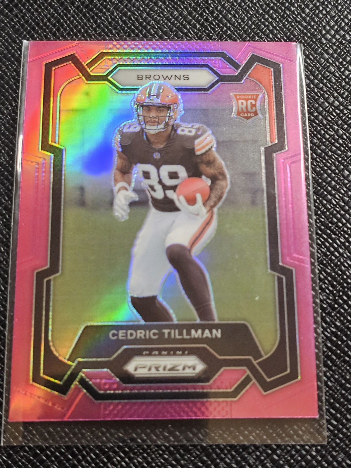 Cedric Tillman PINK Prizm 2023 Panini Prizm Rookie RC #321 Cleveland Browns SP
