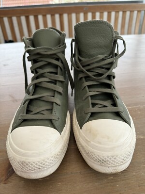 Converse chucks Chuck 70 Oliv Leder 41,5 Plateaus - Main Image