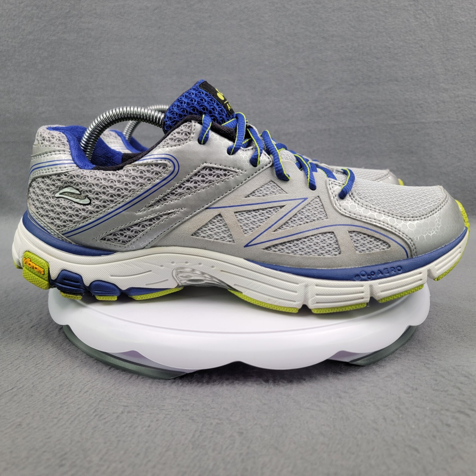 SAOLA Taglia 10 5 M Scarpe da corsa basse da uomo Abeo Remedy grigio blu 9378