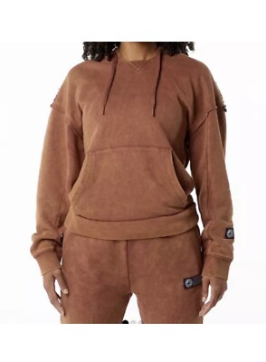 ALPHALETE Women s Terry Oversized Hoodie - Bloodstone ,Size Large