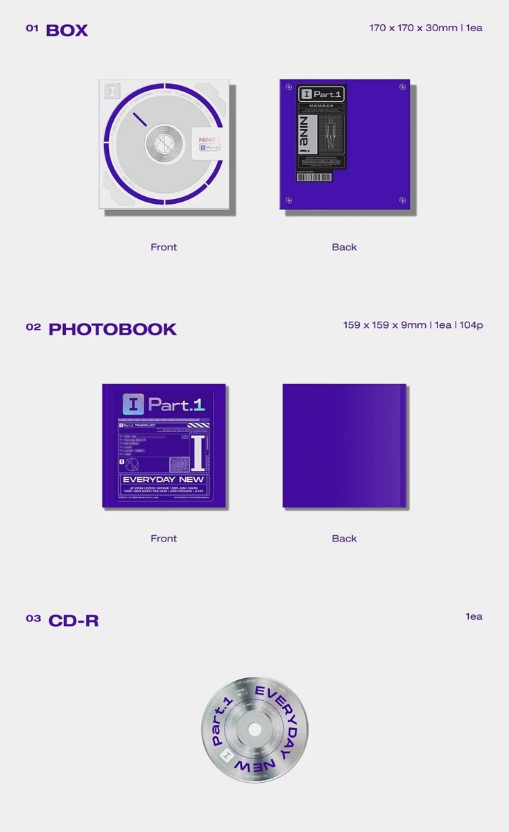 NINE.i NINEI - 2nd Mini Album I Part.1 | eBay