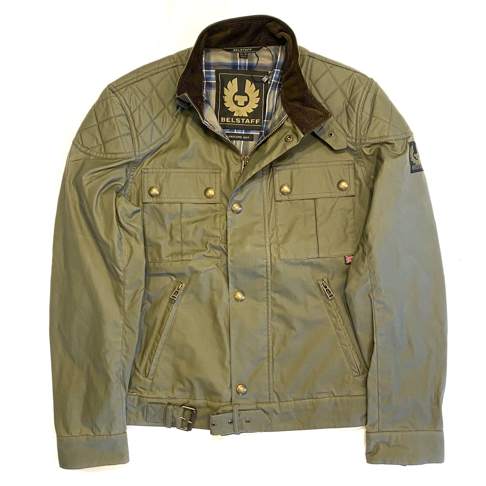 belstaff wax bomber jacket