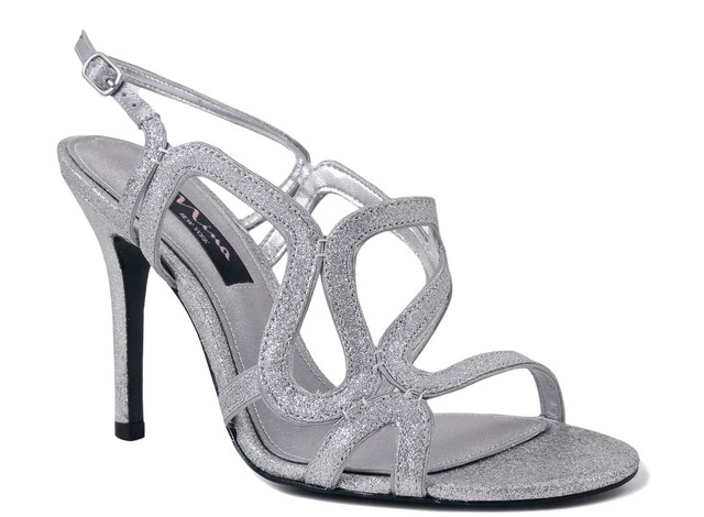 silver baby sandals