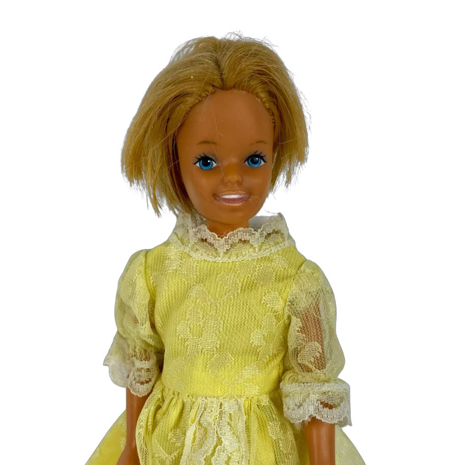 Barbie Skipper Stacie Doll Tan Mattel 1984 Fashion Doll Vintage