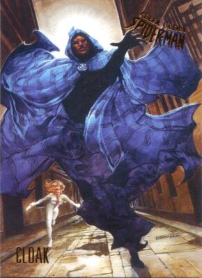 Spiderman Fleer Ultra 2017 Base Card #39 Cloak