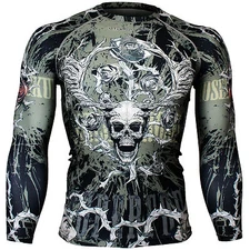 BTOPERFORM [FX-139H] Skin Tight Compression Under Rash guard Base layer Gym MMA