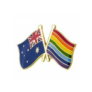 Australie Gay Pride Rainbow Drapeau Email Pins Broche Badge Broche Lgbt Paix Ebay