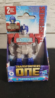 Transformers One Energon Matrix Optimus Prime Action Figure 4.5'' Robot - 2 Modes