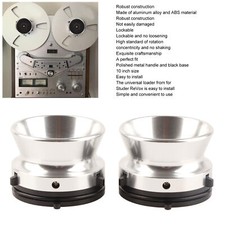 Nab Hub Adapters Lockable 1 Pair Polished 10 Inch Opener For Reel To Reel Tape