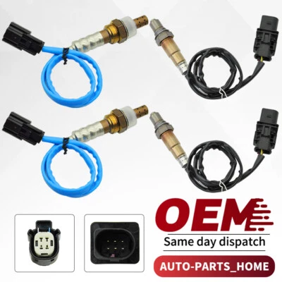 Sensor de oxígeno aguas arriba+aguas abajo 4 piezas para Ford F-150 3,5 L V6 Turbo 2011 2012 2013 2014 Foto 1 de 4