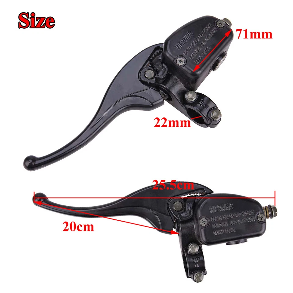 for Polaris Trail Boss Blazer 250 325 350 400 Left Front Brake Master Cylinder Foto 3 de 4