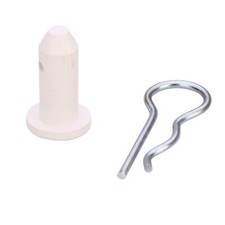 Lawnmower Handle Pin & Clip for Flymo Hover & Wheeled Grass Lawn Mowers