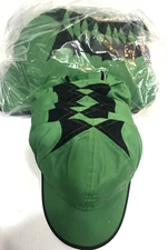 Cap /Hat  LOT OF 5!  Micro Fiber To keep Cool & Dry /Green With Black trim / NEW