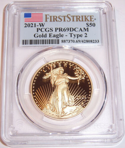 2005-W G$25 1/2 oz Gold American Eagle - PCGS PR 69 DCAM - SKU