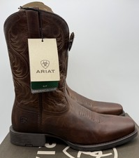 Bottes De Travail Western Ariat Sierra Pointure 9.5 D Marron - Occasion Très Bon état