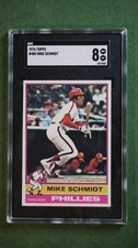 1976 Topps #480 Mike Schmidt SGC 8 - Centered Stunner!