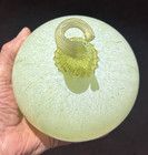 sweden KOSTA BODA GUNNEL SAHLIN 7" LIGHT GREEN MELON winter garden FRUTTERIA — photo 3