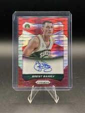 2014-15 Panini Prizm Auto Red Pulsar Prizm /149 Brent Barry #13 Auto