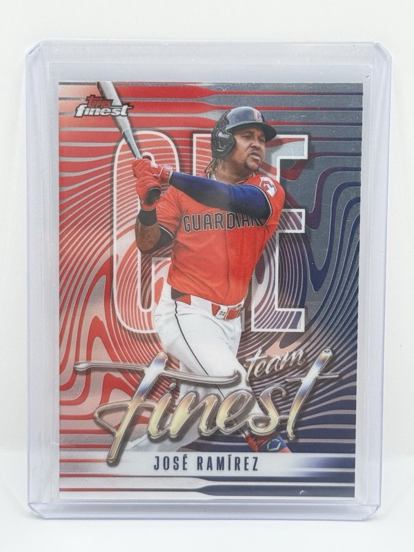 2026 Topps Finest - JOSE RAMIREZ - Team Finest Insert #TF-10 Guardians