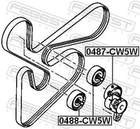 Febest Gelenksatz, Antriebswelle 0111-KSP90 FüR Toyota