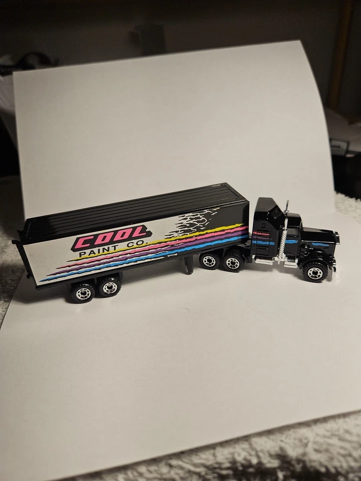 Matchbox Kenworth Aerodyne Plus Matchbox Articulated Trailer Cab Is 1983 Trailer - Image 2 of 4