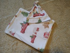 Baby's First Christmas Swaddle Blanket And Knotted Cap Trucks Campers