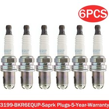 6x 3199#BKR6EQUP Spark Plugs Plugs Fits BMW E46 320i -330i 12120037607