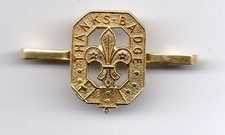 SCOUTING GILT THANKS BADGE