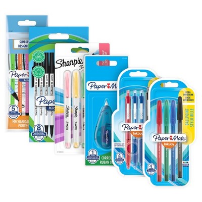 Paper Mate & Sharpie Stifte Set Schreibwaren Zubehör Kugelschreiber 26 Stück Set