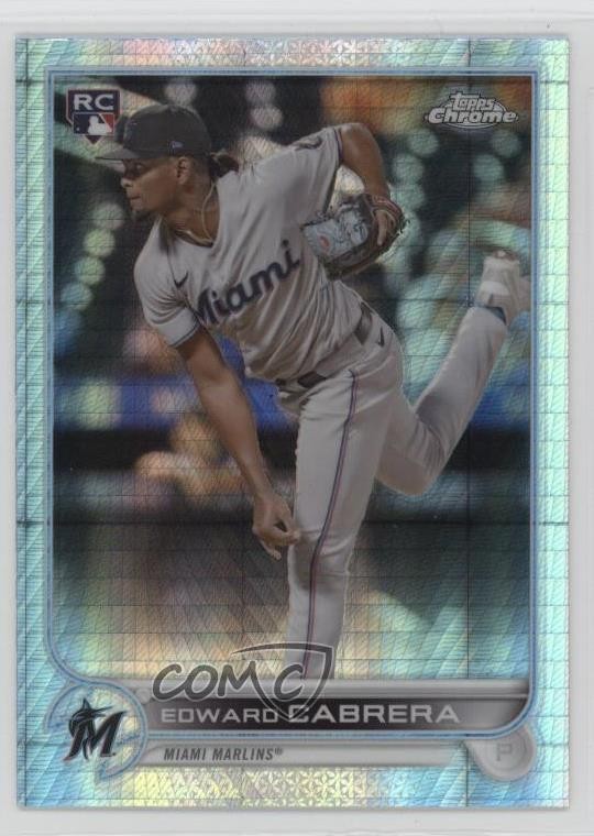 2022 Topps Chrome Sonic Prism Refractor Edward Cabrera #64 1h5h