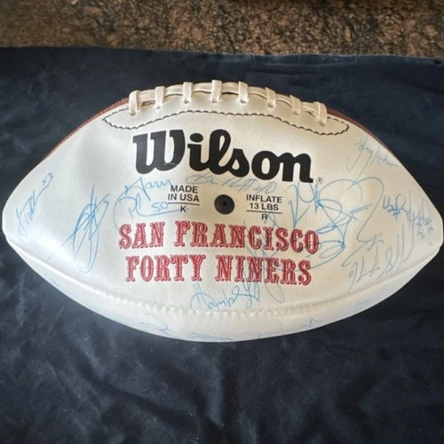 San Francisco 49ers Signed Original 1997 Football Ball Multiple Signatures