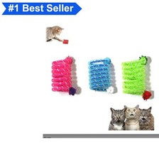 Cat Toy Plastic Play Mouse Ball Interactive Fun for Kittens