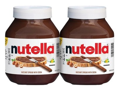 Ferrero Nutella Hazelnut Spread With Cocoa-2 Pack*33.5 OZ Each