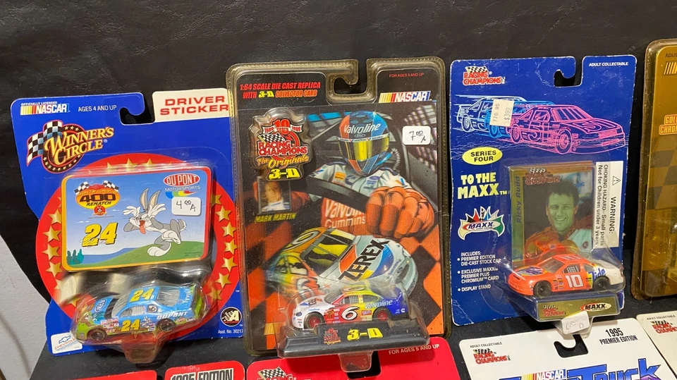 Nascar 1:64 diecast 28 stock cars w/ ACTION 1:24 Jeff Gordon fun lot! - Image 2 of 4