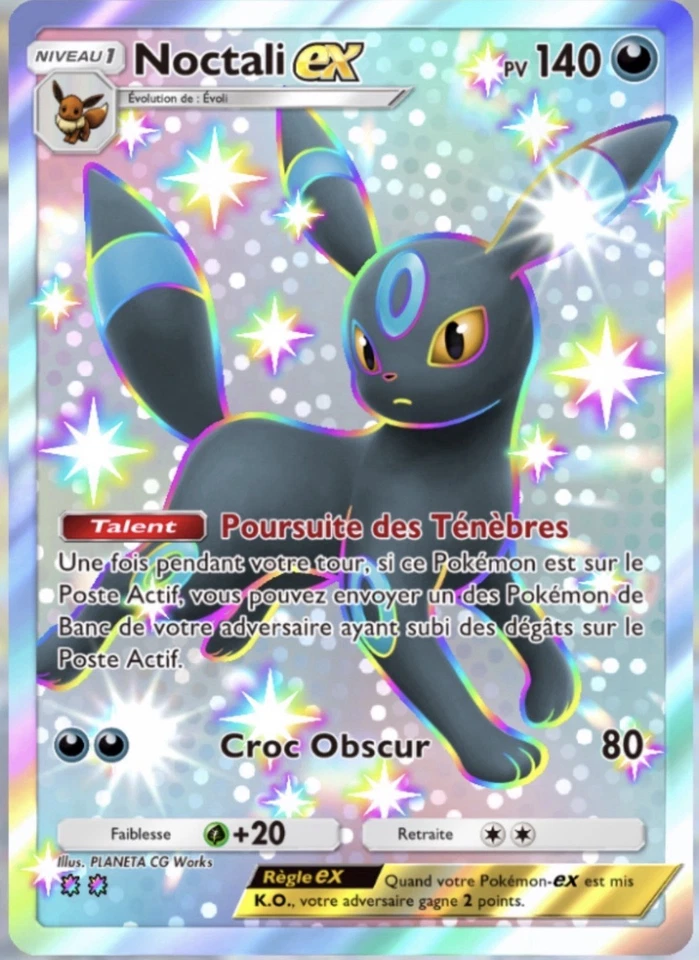 Pokemon TCG POCKET  Noctali Shiny ⭐️⭐️ - Photo 1/1