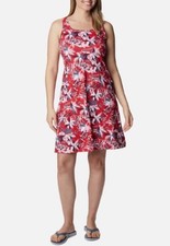 Columbia PFG Freezer III Dress Womens 1X Stretch Golf Tropical Outdoors Gorpcore