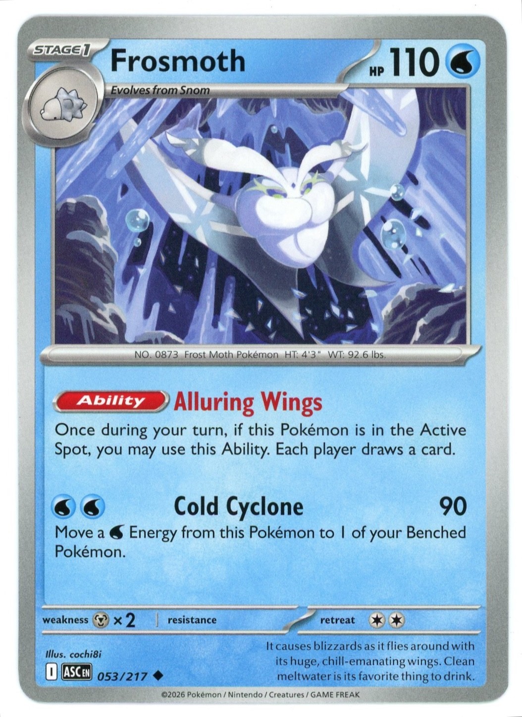 Frosmoth - 053/217 - Ascended Heroes ASC - Pokemon - NM/M
