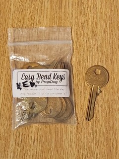 Closeup Mentalist Magic Trick Accessory Easy Bend Keys By PropDog