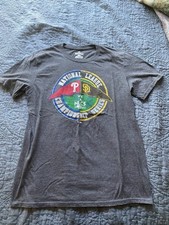Philadelphia Phillies 2022 NLCS T Shirt Medium Fanatics Gray San Diego Padres