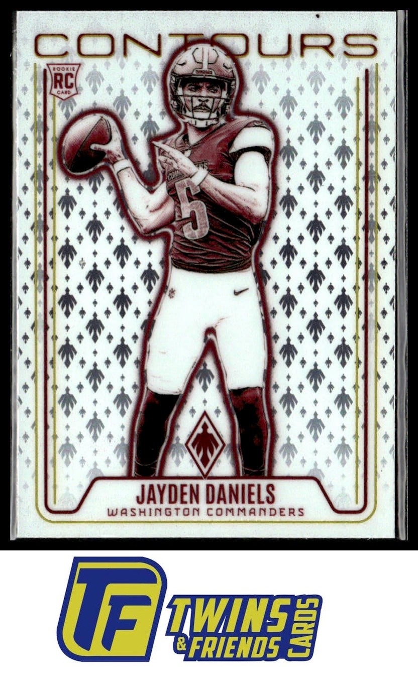 2024 Panini Phoenix #CON-JDS Jayden Daniels Contours Wave