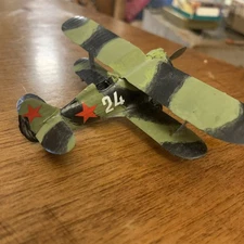 1/72 Polikarpov I-153 Chaika, Soviet biplane fighter,  Built Model