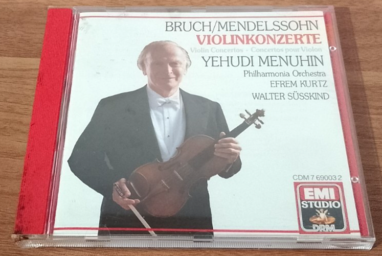 Yehudi Menuhin - Bruch & Mendelssohn - Violin Concertos - CD - 1987