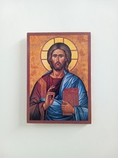 Christ Pantocrator Orthodox Christian Wooden Icon | Handmade | FREE SHIPPING!
